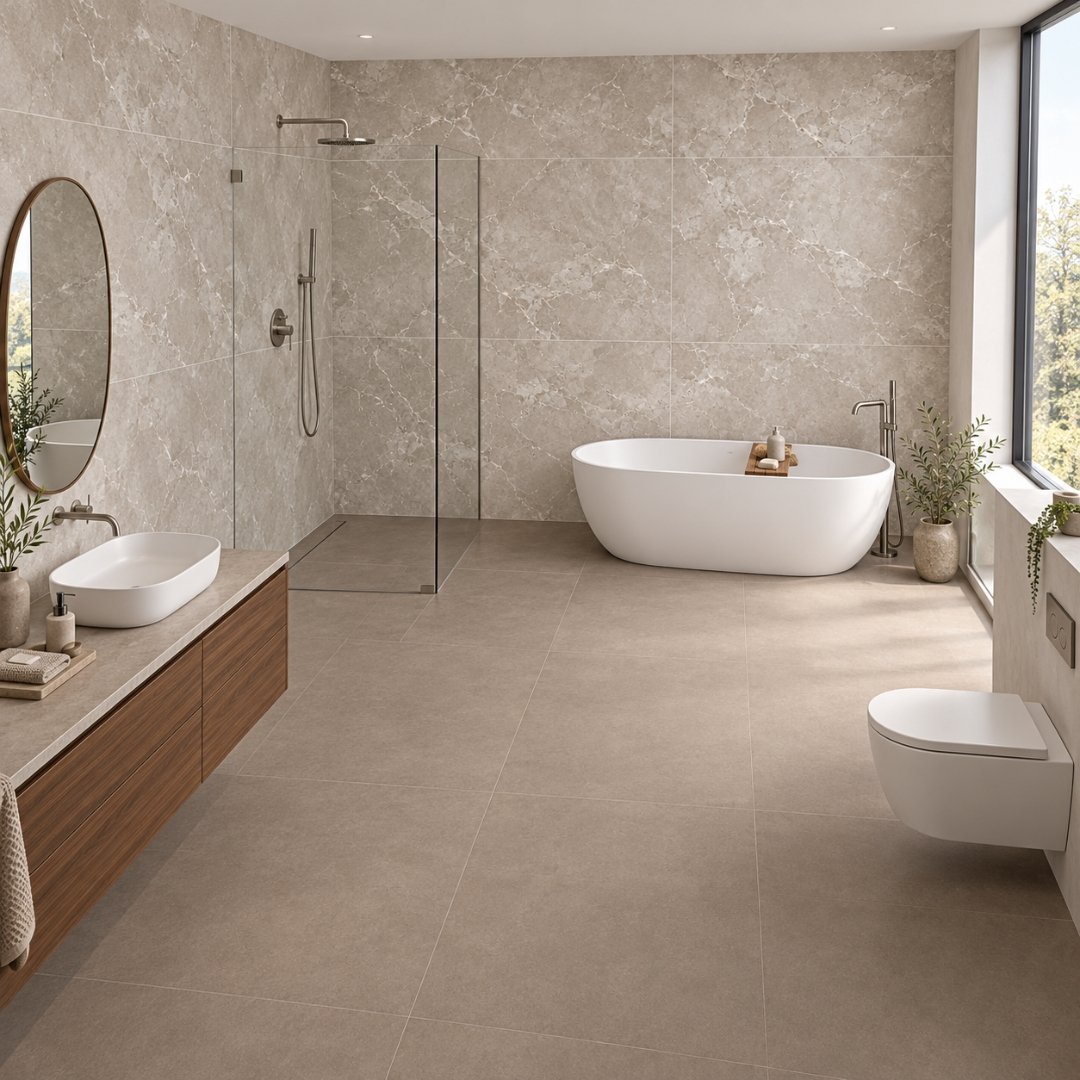 RSC - LUCA THUNDER, marble-look wall tile